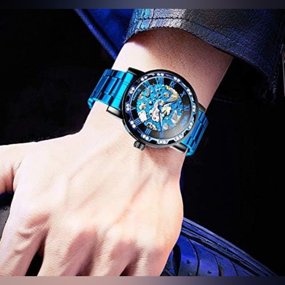 Cobalt Blue Men's Watch - Picture 3 of 9